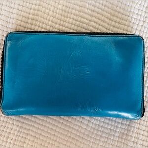 Comme des Garçons turquoise wallet